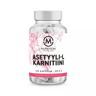 M-Nutrition Asetyyli-L-Karnitiini, 120 kaps.