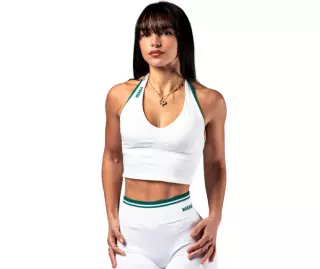 NEBBIA Halter Top CLUB D’OR 640, White