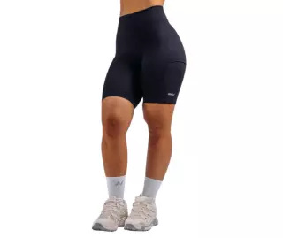 NEBBIA High-Waist Shorts with Pockets PRIMAL 858, Black