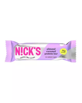 Nick's Protein Bar 50 g, Almond Caramel
