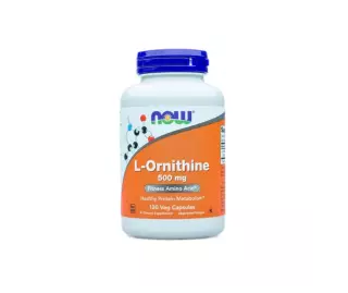 NOW Foods L-Ornithine 500 mg, 120 kaps.