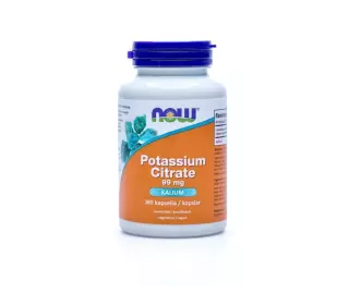 NOW Foods Potassium Citrate, 180 kaps.