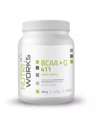 Nutri Works BCAA+G 411, 500 g