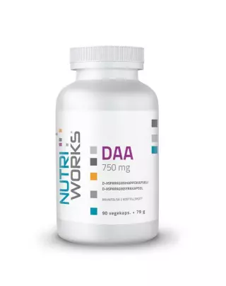 Nutri Works DAA 750 mg, 90 kaps. (12/26)