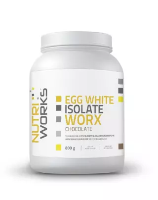 Nutri Works Egg White Isolate WorX, 800 g, Chocolate