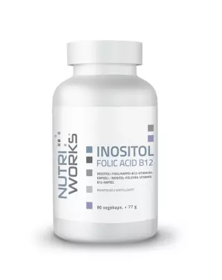 Nutri Works Inositol Folic Acid B12, 90 kaps.