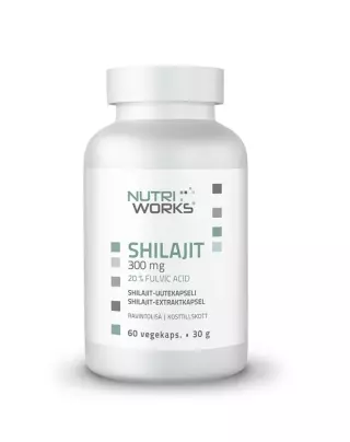 Nutri Works Shilajit 300 mg, 60 kaps.