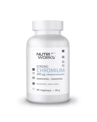 Nutri Works Strong Chromium 200 µg, 90 kaps. (26.09.2026)