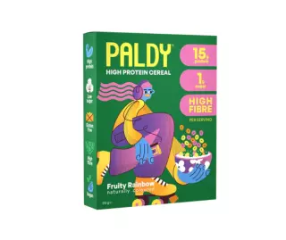 Paldy High Protein Cereal proteiinimurot, 210 g, Fruity Rainbow