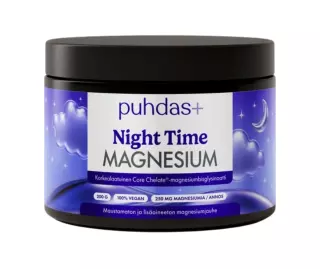Puhdas+ Magnesiumglysinaatti, 200 g