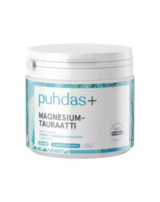 Puhdas+ Magnesiumtauraatti, 200 g