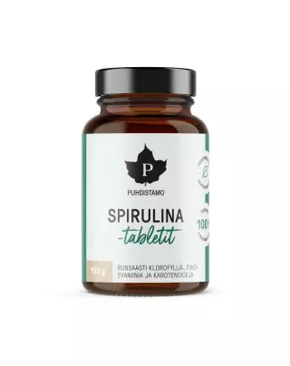 Puhdistamo Spirulinatabletit 100 g