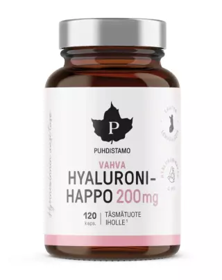 Puhdistamo Vahva Hyaluronihappo, 120 kaps.
