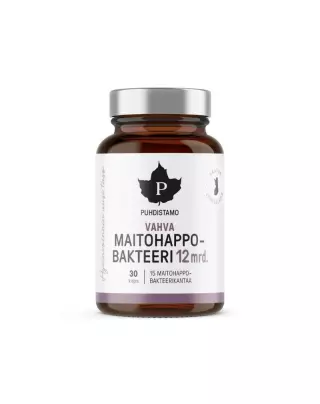 Puhdistamo Vahva Maitohappobakteeri (12 mrd)