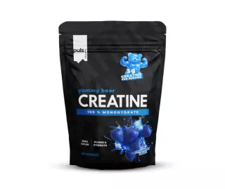 Puls Gummy Bear Creatine, Blue Strawberry, 90 kpl.