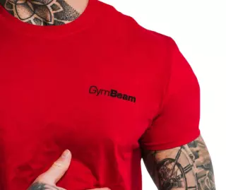 GymBeam Men's T-shirt Basic, Red