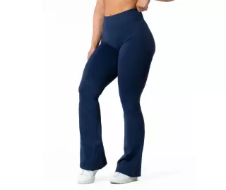 Relode Aura Seamless Scrunch Flared Tights, Midnight Blue