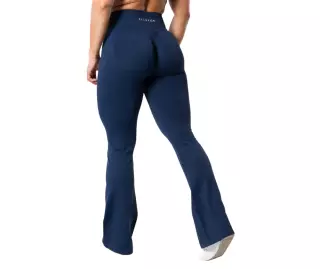 Relode Aura Seamless Scrunch Flared Tights, Midnight Blue