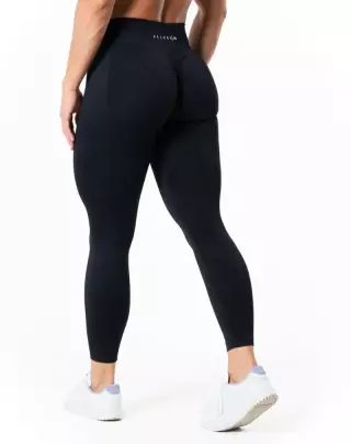 Relode Aura Seamless Scrunch Tights, Black