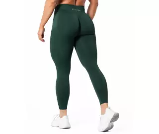 Relode Aura Seamless Scrunch Tights, Dark Green