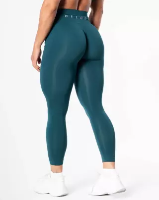 Relode Prime Scrunch Tights, Teal Green