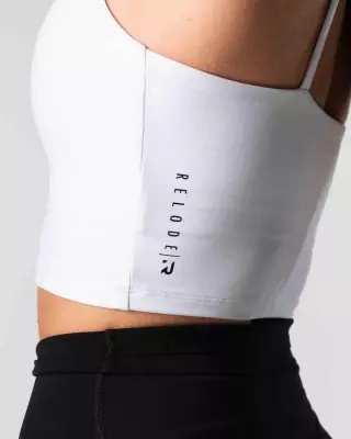 Relode Core Crop Top (Poistotuote), White