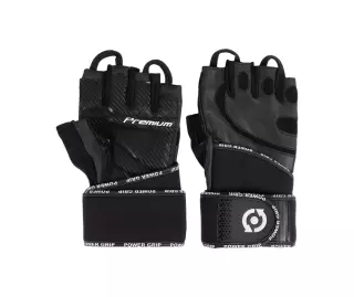 Scitec MADMAX Wrist Wrap Leather Gloves