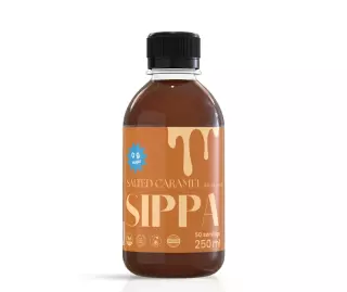 SIPPA Salted Caramel makusiirappi, 250 ml