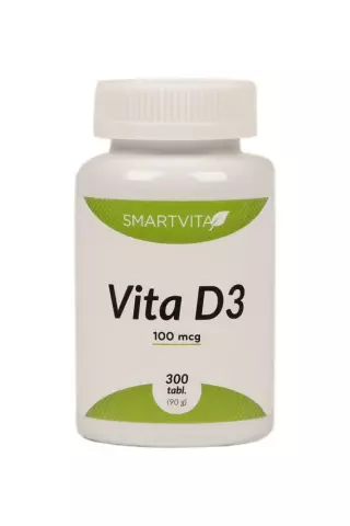 SMARTVITA Vita D3 100 mcg 300 tabl.