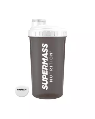 Supermass Nutrition Shaker, Gunsmoke Black 750 ml