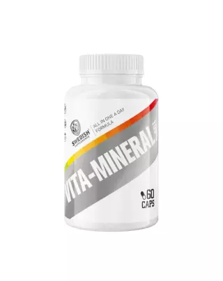 Swedish Supplements Vita-Mineral, 60 kaps. (10/26)