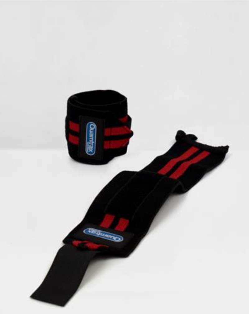 Quamtrax Wrist Wrap, Red, 34 cm