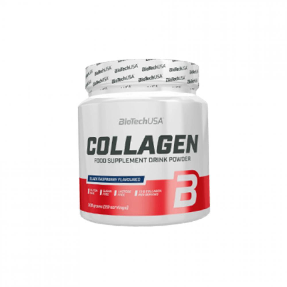 BioTechUSA Collagen 300 g, Black Raspberry