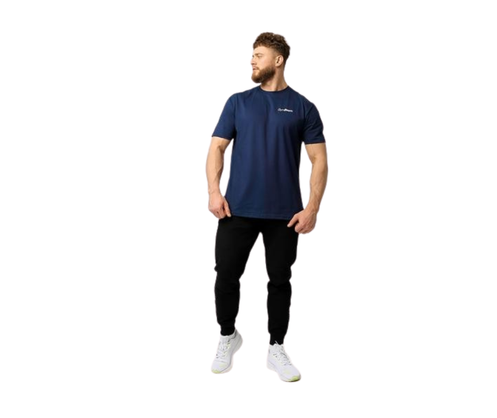 GymBeam Men's T-shirt Basic, Navy Blue