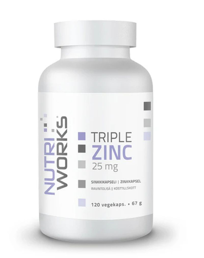 Nutri Works Triple Zinc, 120 kaps.