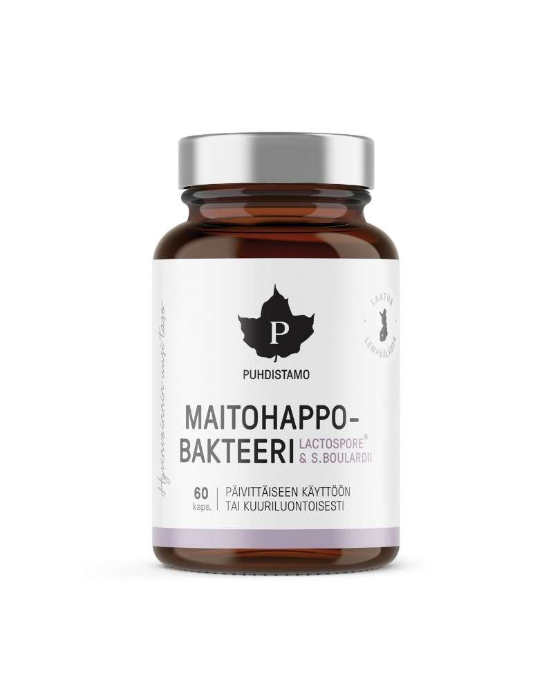 Puhdistamo Maitohappobakteeri - Lactospore & Boulardii