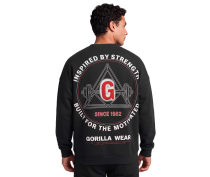 Gorilla Wear Leeds Oversized Sweater, Black