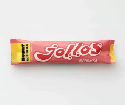 Nosht Jollos Vauhtikarkki, 52&nbsp;g, Mansikka