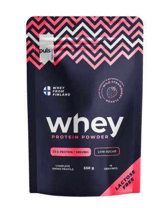 Puls Whey (Lactose Free), 550 g, Wild Strawberry