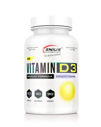 Genius Nutrition Vitamin D3, 90 tabl.
