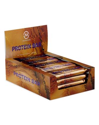 30 kpl M-Nutrition Protein Bar proteiinipatukka, 55 g, Crispy Caramel (2-laatu)