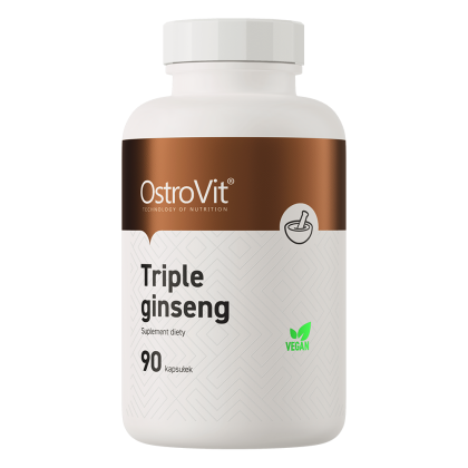 OstroVit Triple Ginseng, 90 kaps.