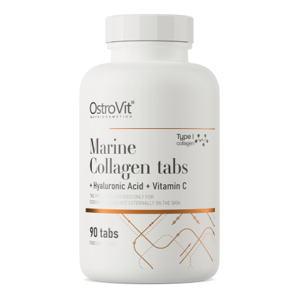 OstroVit Marine Collagen + Hyaluronic Acid and Vitamin C, 90 tabl.