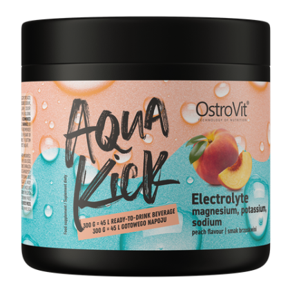 OstroVit Aqua Kick Electrolyte, 300&nbsp;g, Peach