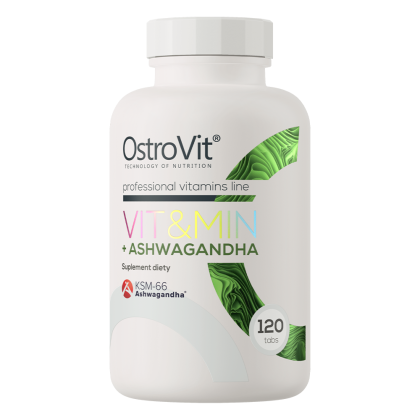 OstroVit Vit&Min + Ashwagandha, 120 tabl.