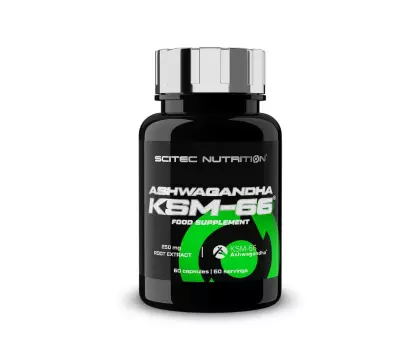 Scitec Ashwagandha KSM-66®, 60 kaps.