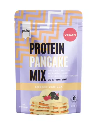 PULS Vegan Protein Pancake Mix, 500&nbsp;g, Cookie-Vanilla