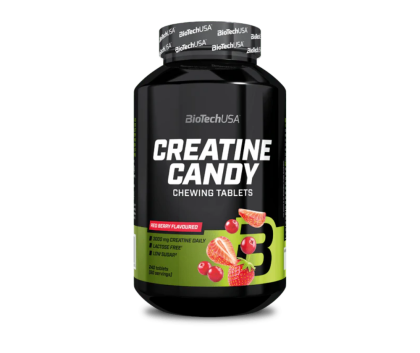 BioTechUSA Creatine Candy, Red Berry, 240 purutabl.