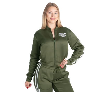 Better Bodies Womens Track Jacket, Rifle Green