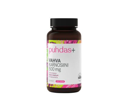 Puhdas+ Vahva Karnosiini 500 mg, 50 kaps